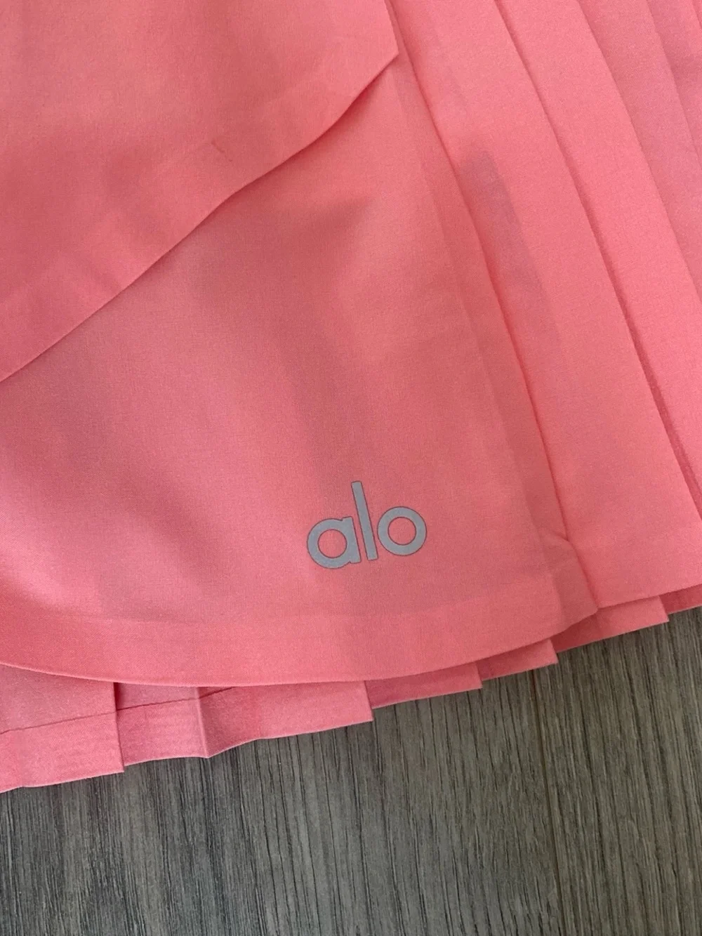 ALO Yoga Pink Pleated Athletic Skort